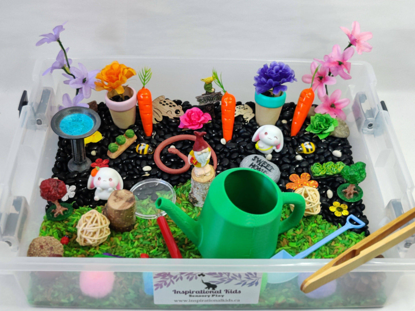 Spring Garden Sensory Bin