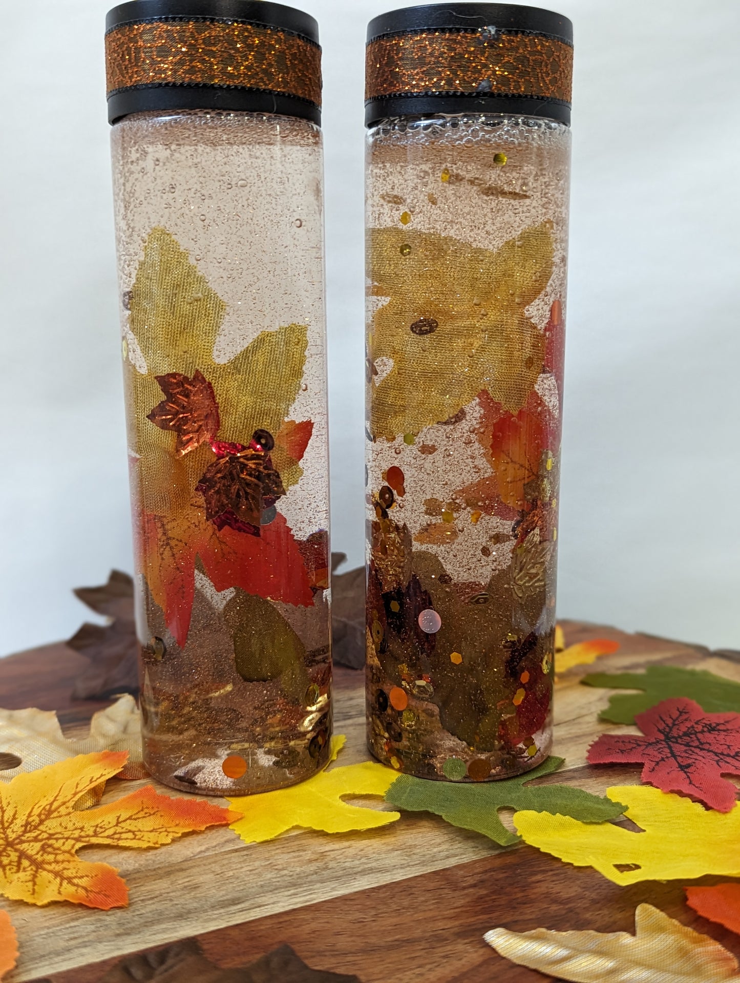 Falling Leaves Sensory Bottle