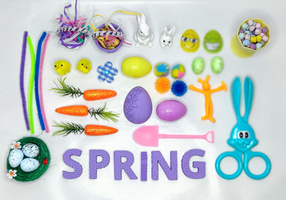 Hoppy Easter Sensory Bin