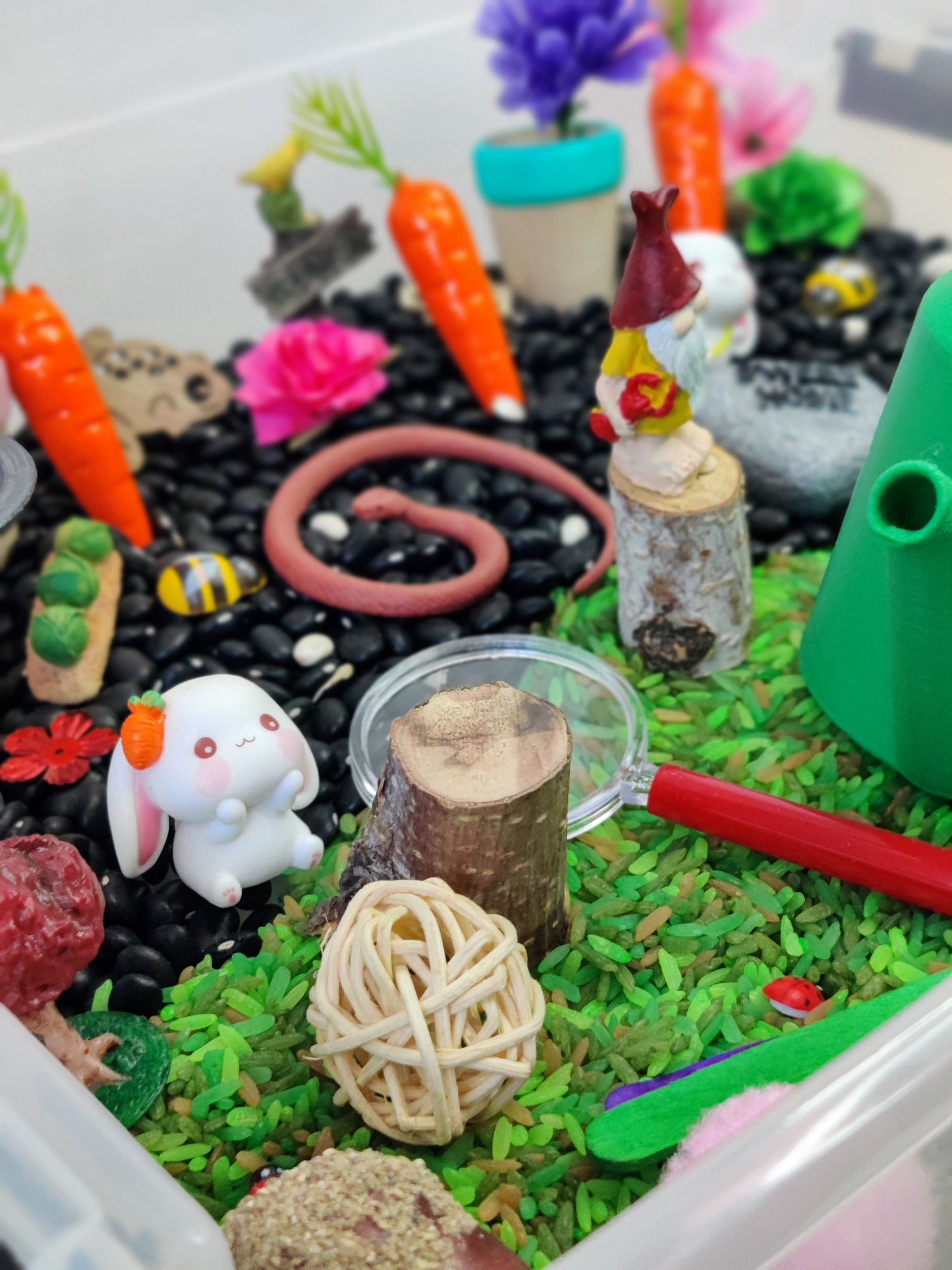 Spring Garden Sensory Bin