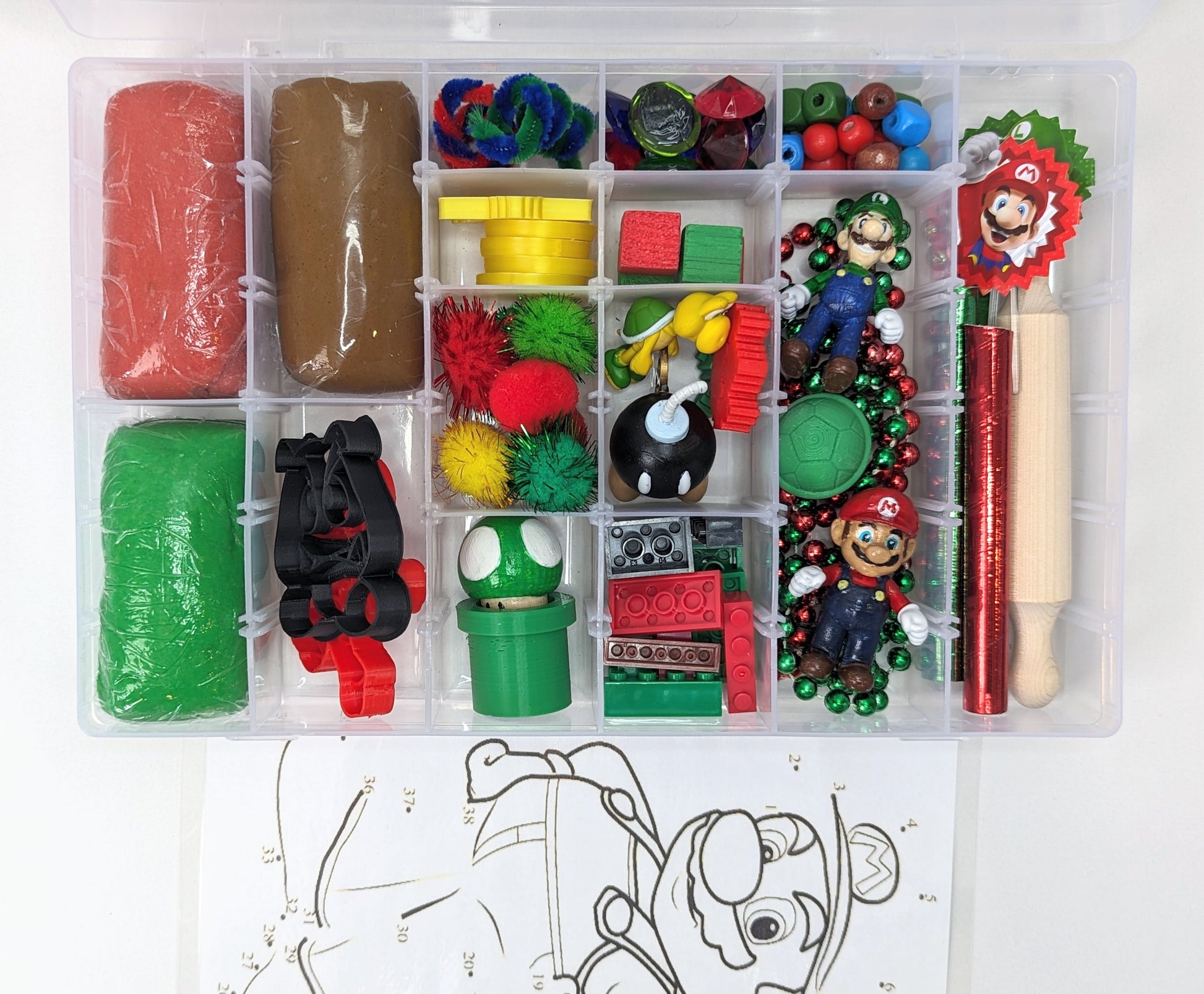 Super Mario, Mario Sensory Kit, Mario Playdough Kit, Sensory Bin, Sensory  Kit, Playdough Kit, Sensory Bin Kit, Play Dough Kit, Sensory Kits 