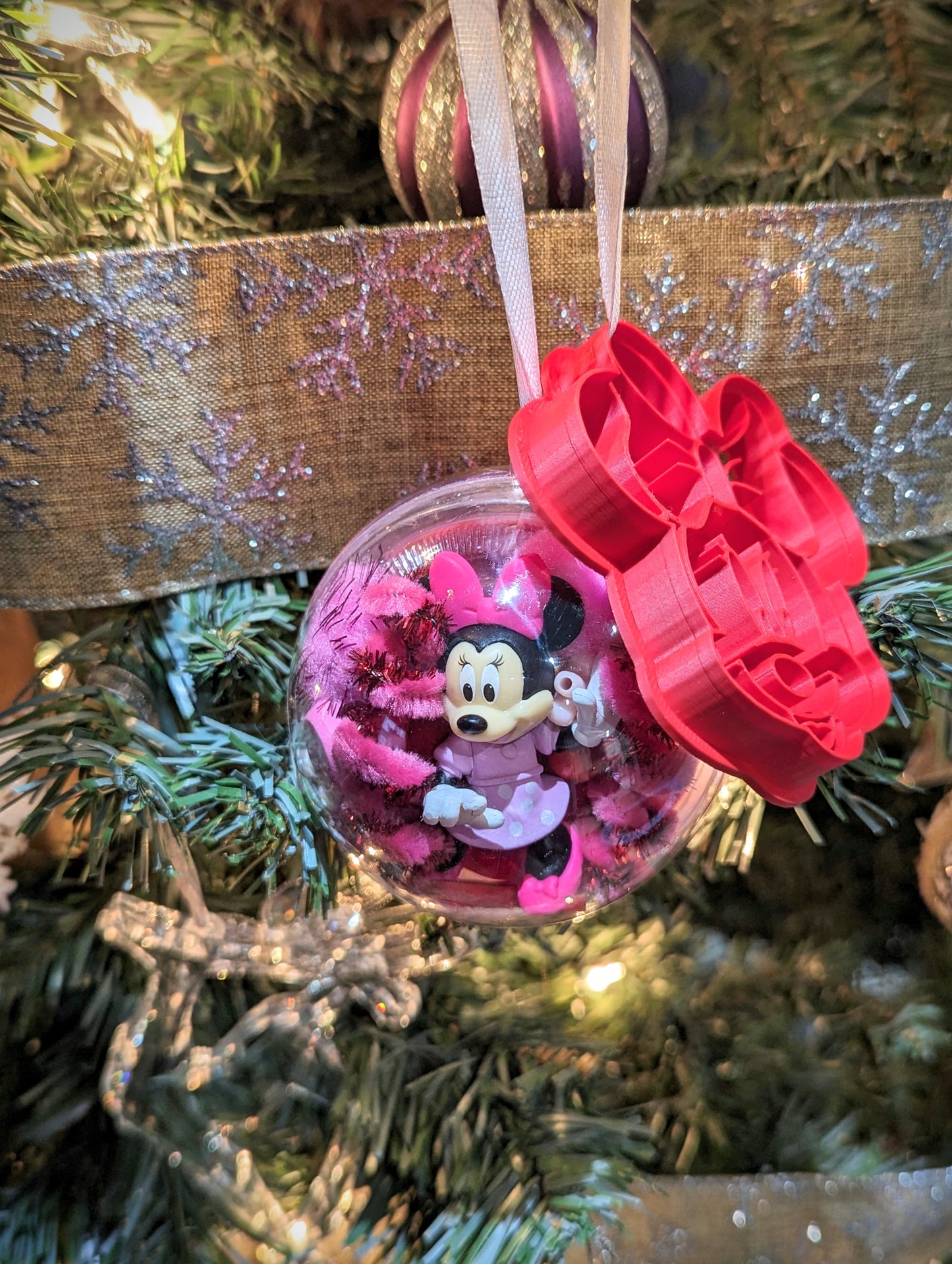 Minnie Mouse Sensory Ornament