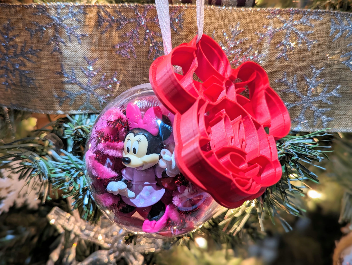 Minnie Mouse Sensory Ornament