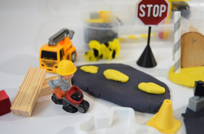 Mini Construction Play Dough Kit