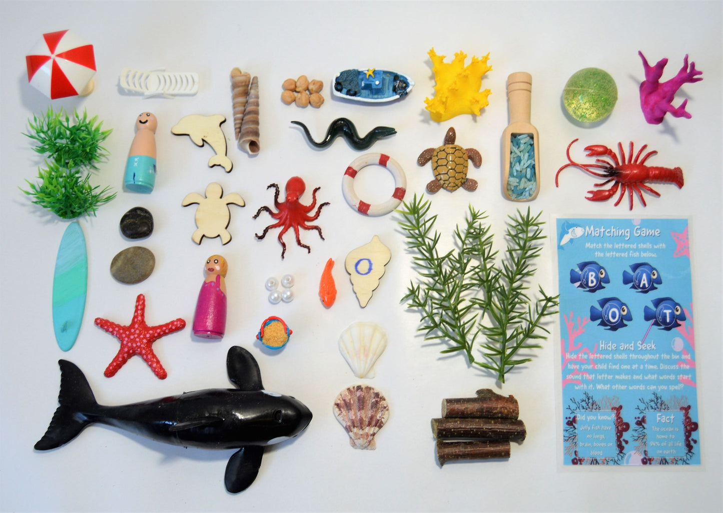 Beach and Ocean Sensory Bin